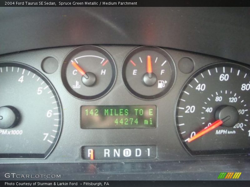 Spruce Green Metallic / Medium Parchment 2004 Ford Taurus SE Sedan