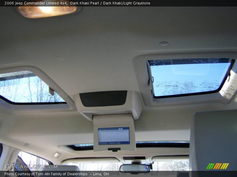 Dark Khaki Pearl / Dark Khaki/Light Graystone 2006 Jeep Commander Limited 4x4