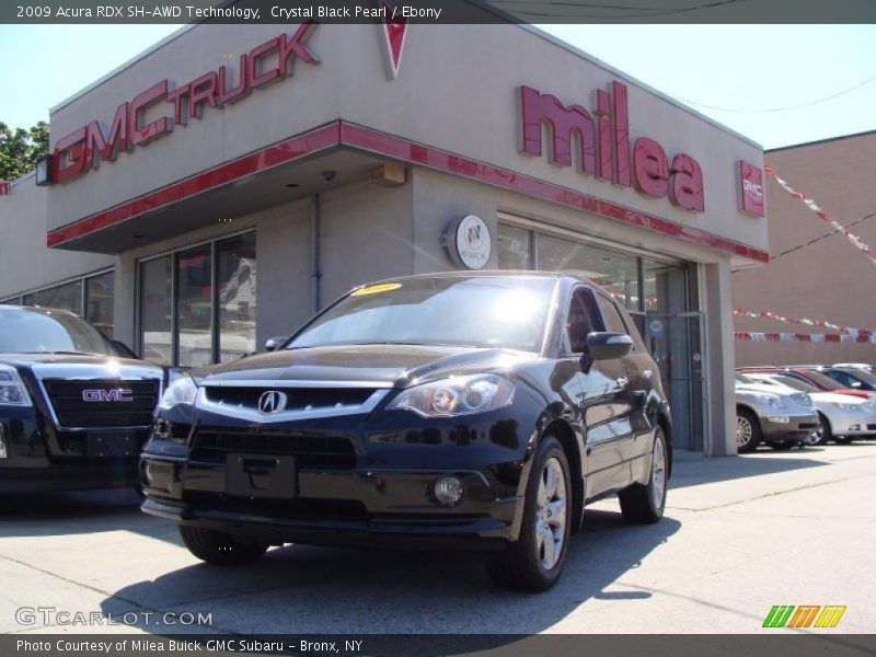 Crystal Black Pearl / Ebony 2009 Acura RDX SH-AWD Technology