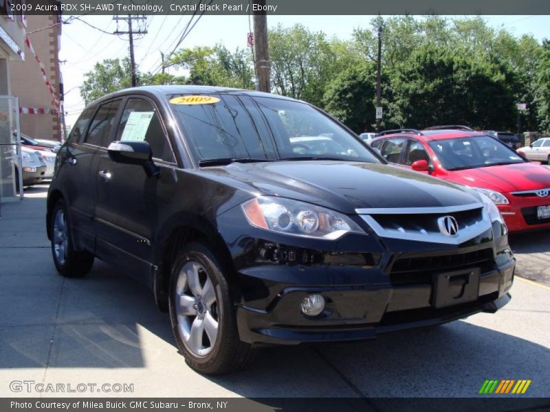 Crystal Black Pearl / Ebony 2009 Acura RDX SH-AWD Technology
