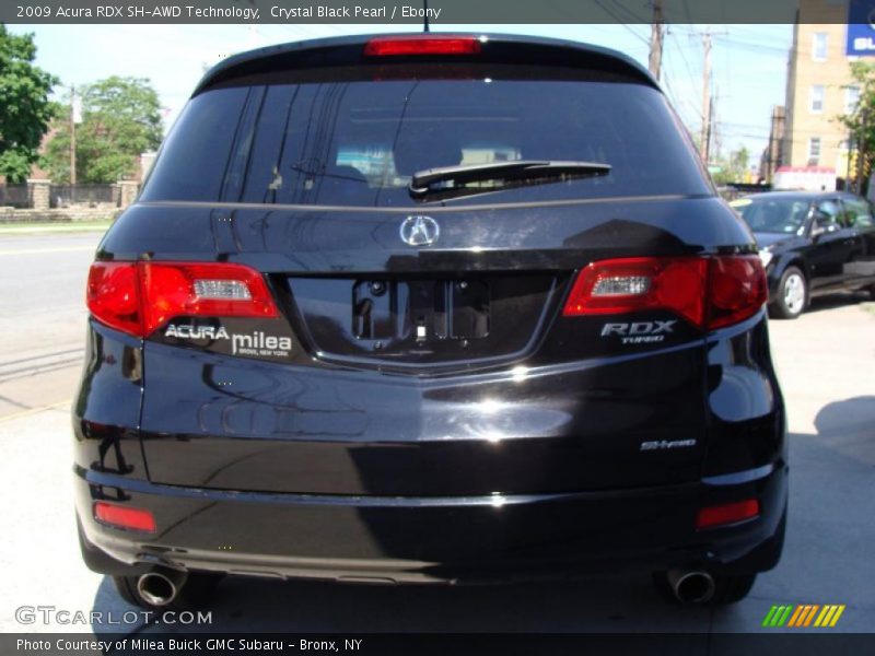 Crystal Black Pearl / Ebony 2009 Acura RDX SH-AWD Technology