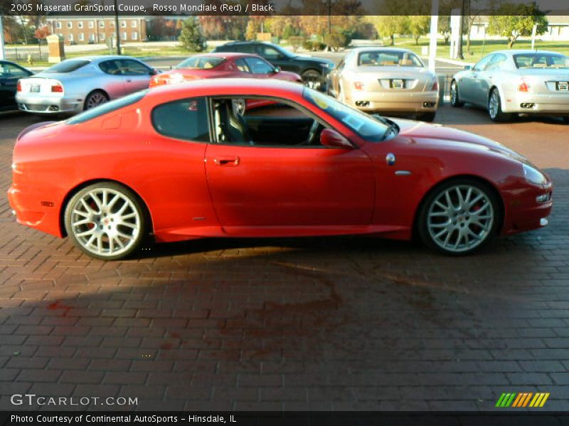 Rosso Mondiale (Red) / Black 2005 Maserati GranSport Coupe