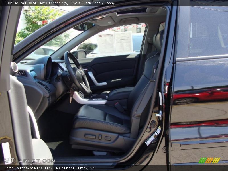 Crystal Black Pearl / Ebony 2009 Acura RDX SH-AWD Technology