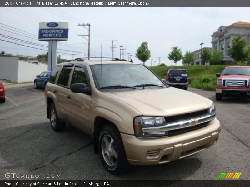 Sandstone Metallic / Light Cashmere/Ebony 2007 Chevrolet TrailBlazer LS 4x4