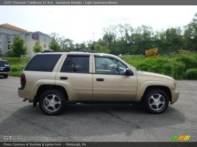 Sandstone Metallic / Light Cashmere/Ebony 2007 Chevrolet TrailBlazer LS 4x4