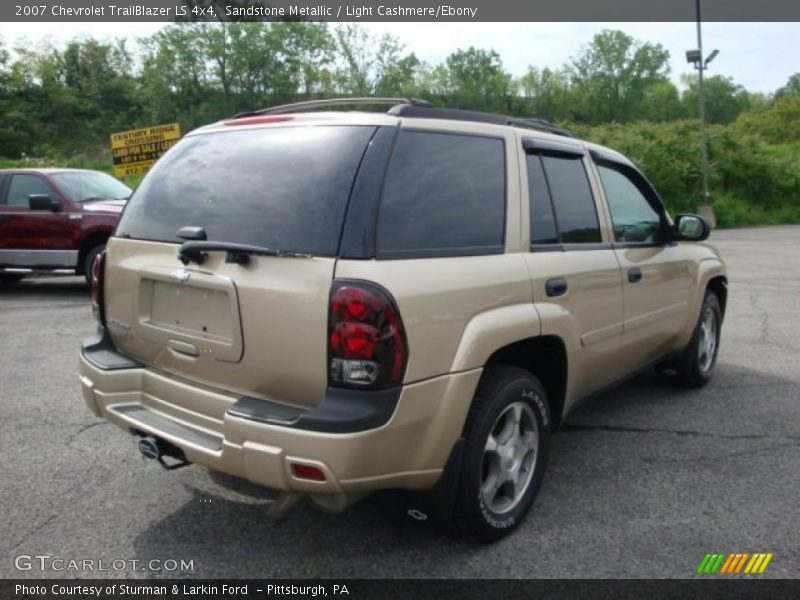 Sandstone Metallic / Light Cashmere/Ebony 2007 Chevrolet TrailBlazer LS 4x4