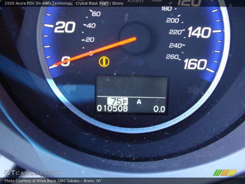 Crystal Black Pearl / Ebony 2009 Acura RDX SH-AWD Technology