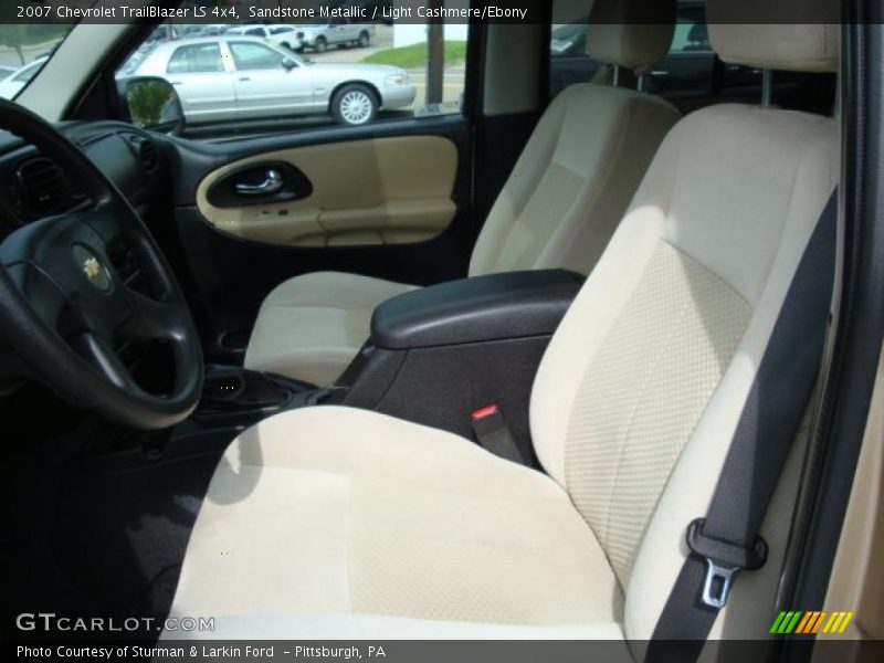 Sandstone Metallic / Light Cashmere/Ebony 2007 Chevrolet TrailBlazer LS 4x4