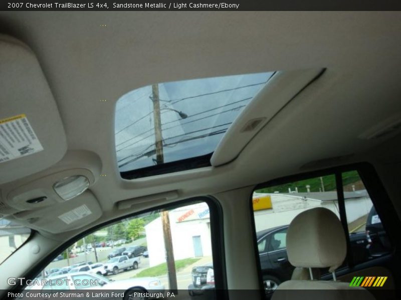 Sandstone Metallic / Light Cashmere/Ebony 2007 Chevrolet TrailBlazer LS 4x4