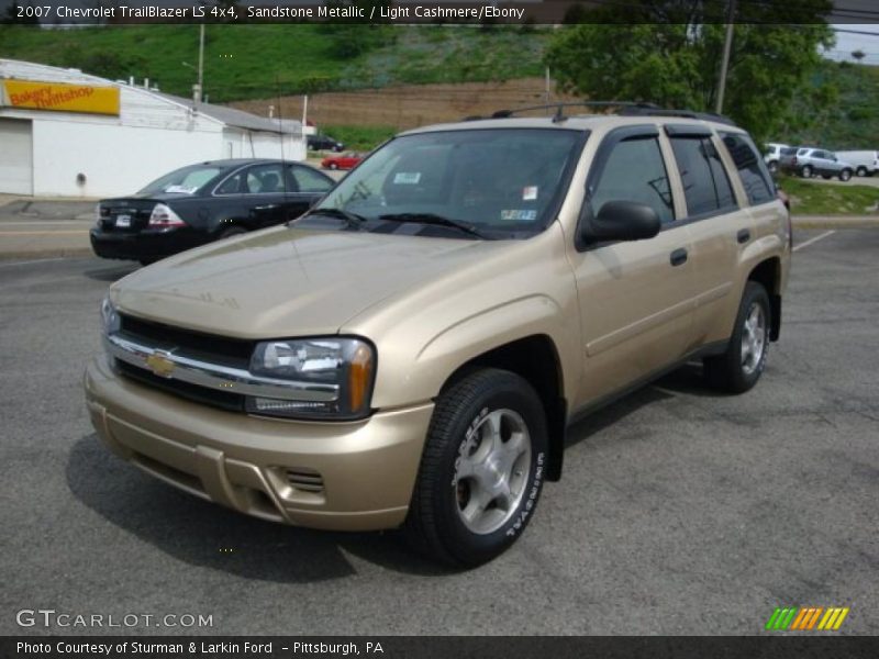 Sandstone Metallic / Light Cashmere/Ebony 2007 Chevrolet TrailBlazer LS 4x4