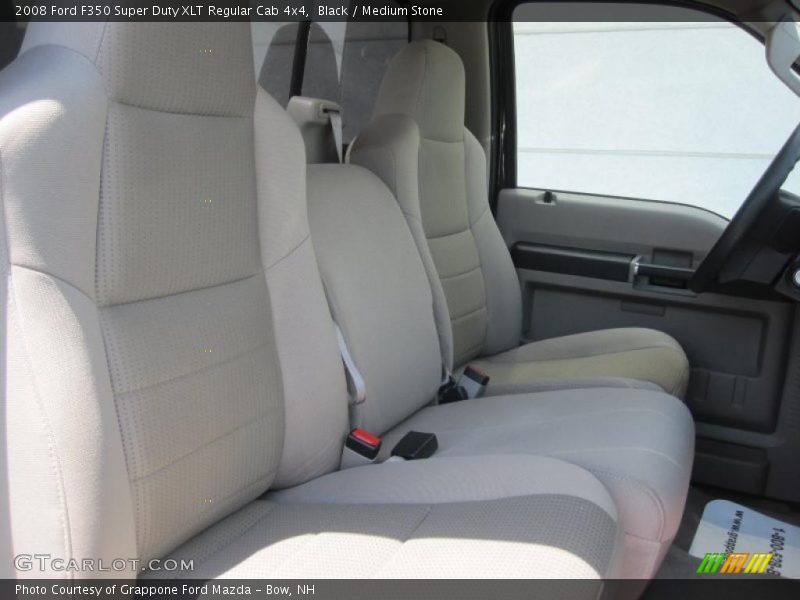 Black / Medium Stone 2008 Ford F350 Super Duty XLT Regular Cab 4x4