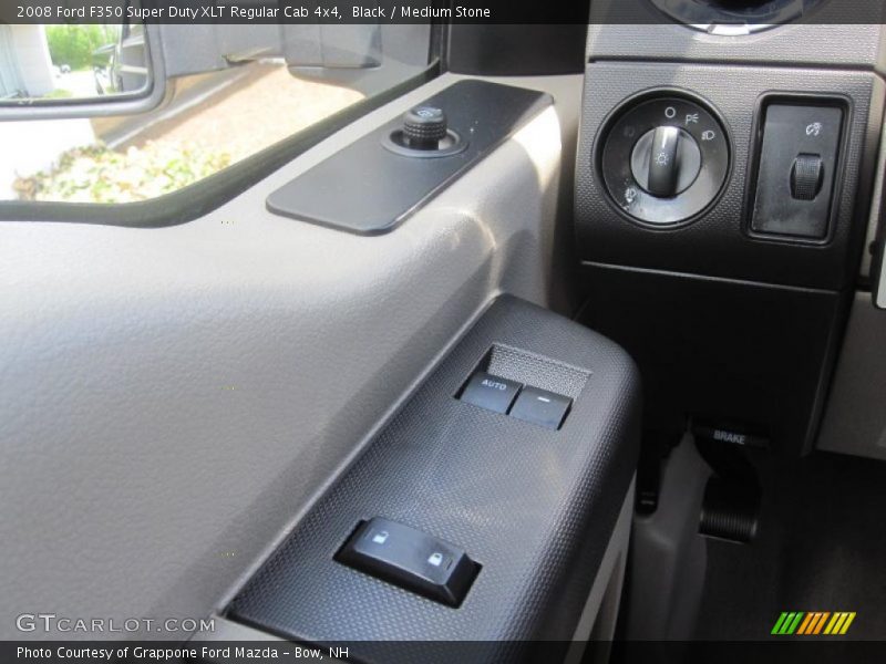 Black / Medium Stone 2008 Ford F350 Super Duty XLT Regular Cab 4x4