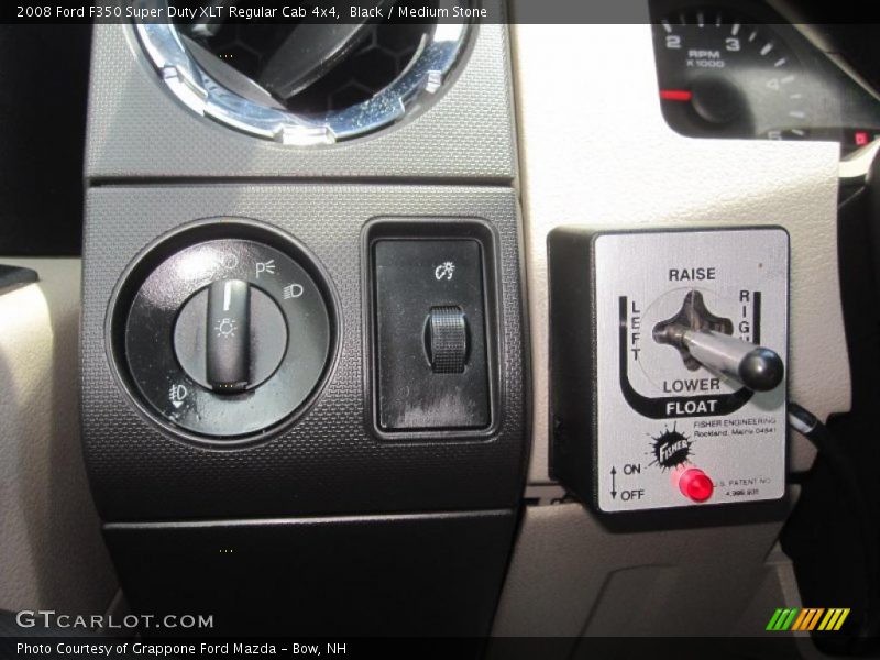 Black / Medium Stone 2008 Ford F350 Super Duty XLT Regular Cab 4x4