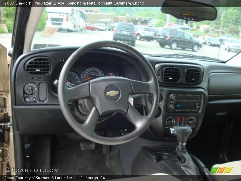 Sandstone Metallic / Light Cashmere/Ebony 2007 Chevrolet TrailBlazer LS 4x4