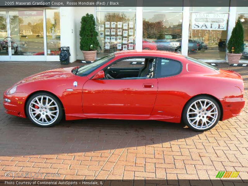 Rosso Mondiale (Red) / Black 2005 Maserati GranSport Coupe