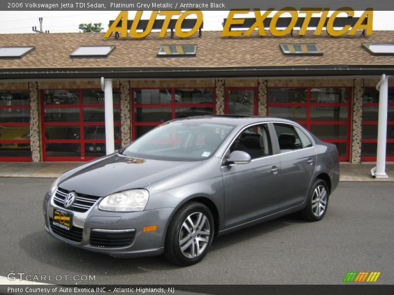 Platinum Grey Metallic / Anthracite Black 2006 Volkswagen Jetta TDI Sedan