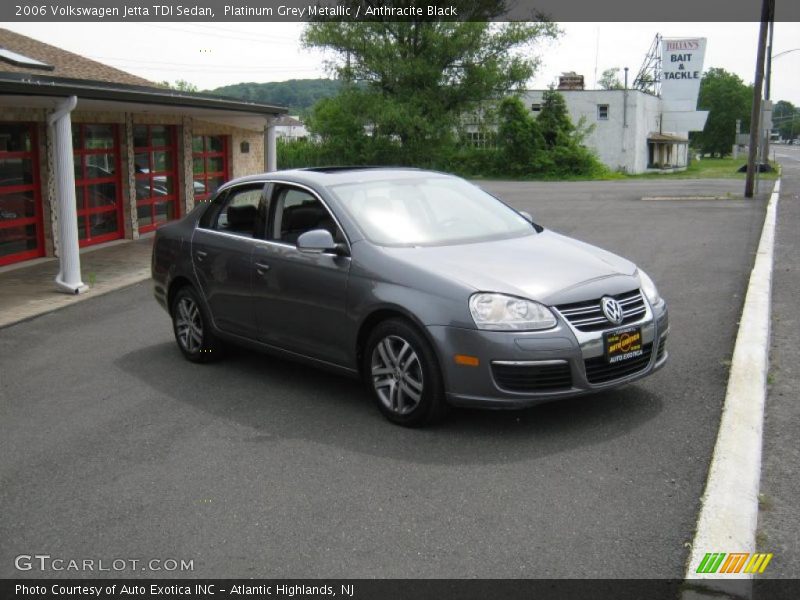 Platinum Grey Metallic / Anthracite Black 2006 Volkswagen Jetta TDI Sedan