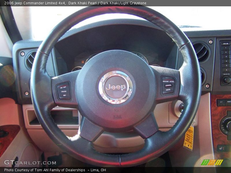 Dark Khaki Pearl / Dark Khaki/Light Graystone 2006 Jeep Commander Limited 4x4