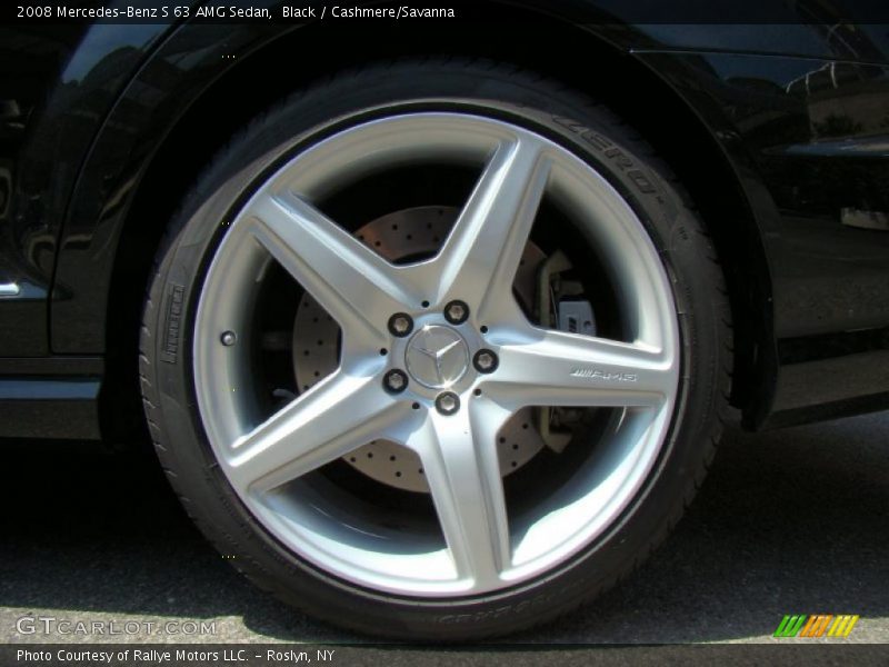 Black / Cashmere/Savanna 2008 Mercedes-Benz S 63 AMG Sedan