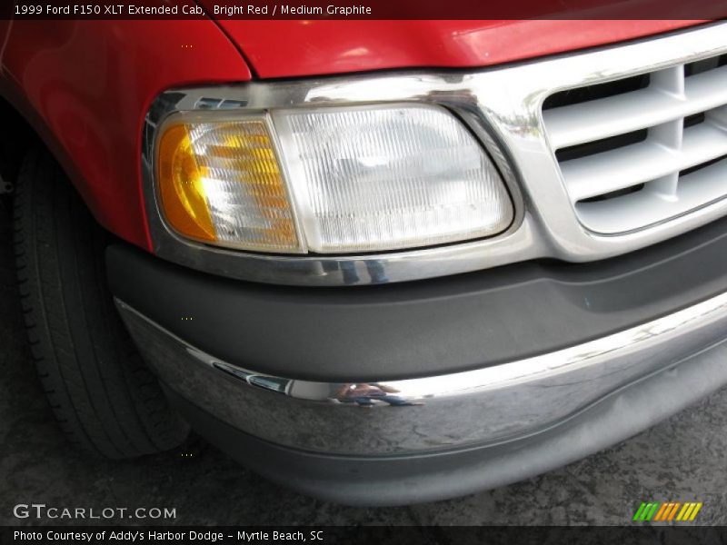 Bright Red / Medium Graphite 1999 Ford F150 XLT Extended Cab