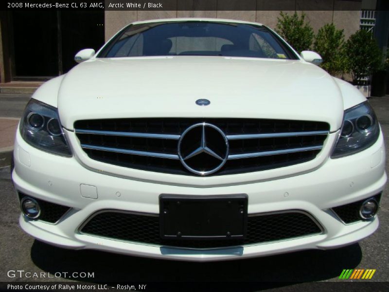 Arctic White / Black 2008 Mercedes-Benz CL 63 AMG