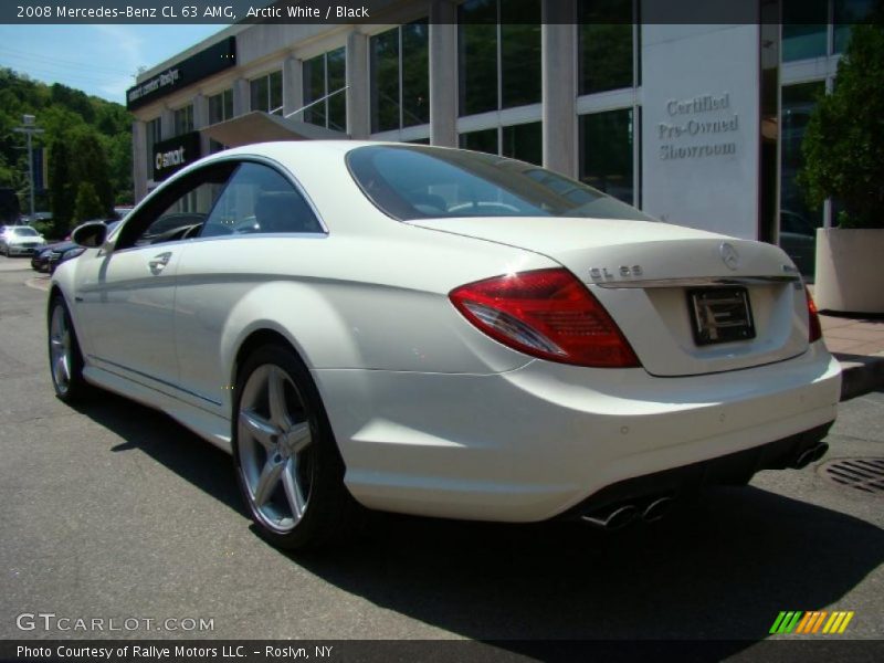 Arctic White / Black 2008 Mercedes-Benz CL 63 AMG