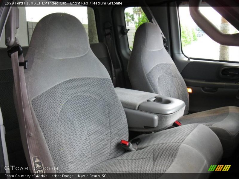 Bright Red / Medium Graphite 1999 Ford F150 XLT Extended Cab