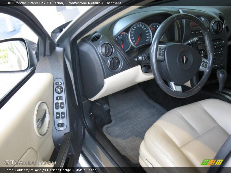 Bronzestone Metallic / Cashmere 2007 Pontiac Grand Prix GT Sedan