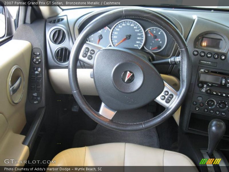 Bronzestone Metallic / Cashmere 2007 Pontiac Grand Prix GT Sedan