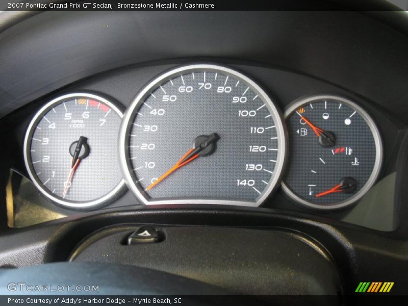 Bronzestone Metallic / Cashmere 2007 Pontiac Grand Prix GT Sedan