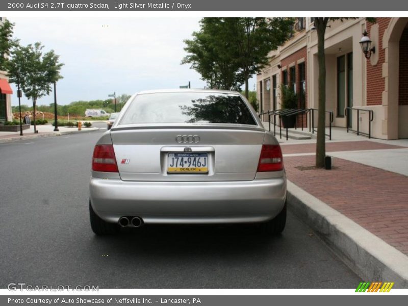 Light Silver Metallic / Onyx 2000 Audi S4 2.7T quattro Sedan