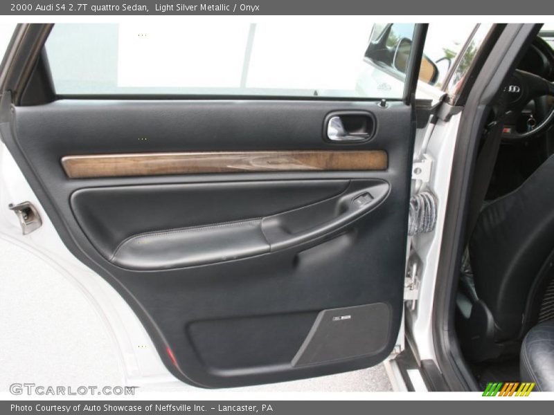 Light Silver Metallic / Onyx 2000 Audi S4 2.7T quattro Sedan