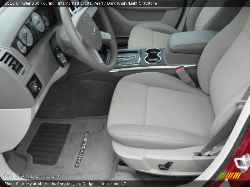 Inferno Red Crystal Pearl / Dark Khaki/Light Graystone 2010 Chrysler 300 Touring