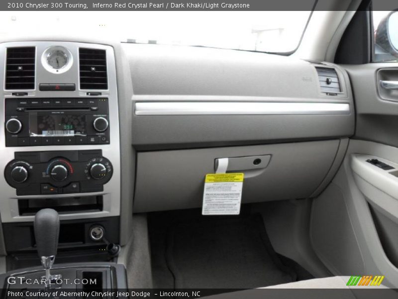 Inferno Red Crystal Pearl / Dark Khaki/Light Graystone 2010 Chrysler 300 Touring