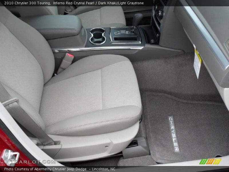Inferno Red Crystal Pearl / Dark Khaki/Light Graystone 2010 Chrysler 300 Touring