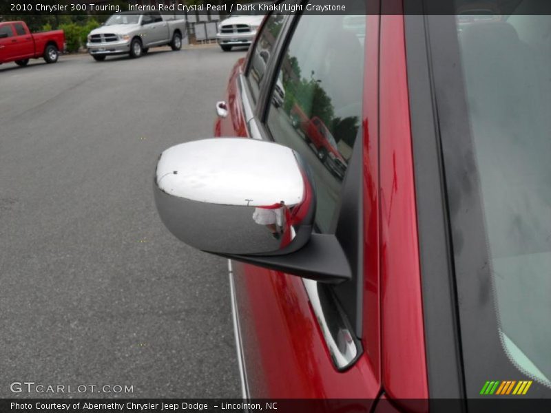 Inferno Red Crystal Pearl / Dark Khaki/Light Graystone 2010 Chrysler 300 Touring