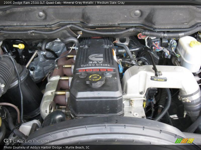 Mineral Gray Metallic / Medium Slate Gray 2006 Dodge Ram 2500 SLT Quad Cab