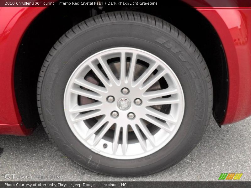 Inferno Red Crystal Pearl / Dark Khaki/Light Graystone 2010 Chrysler 300 Touring