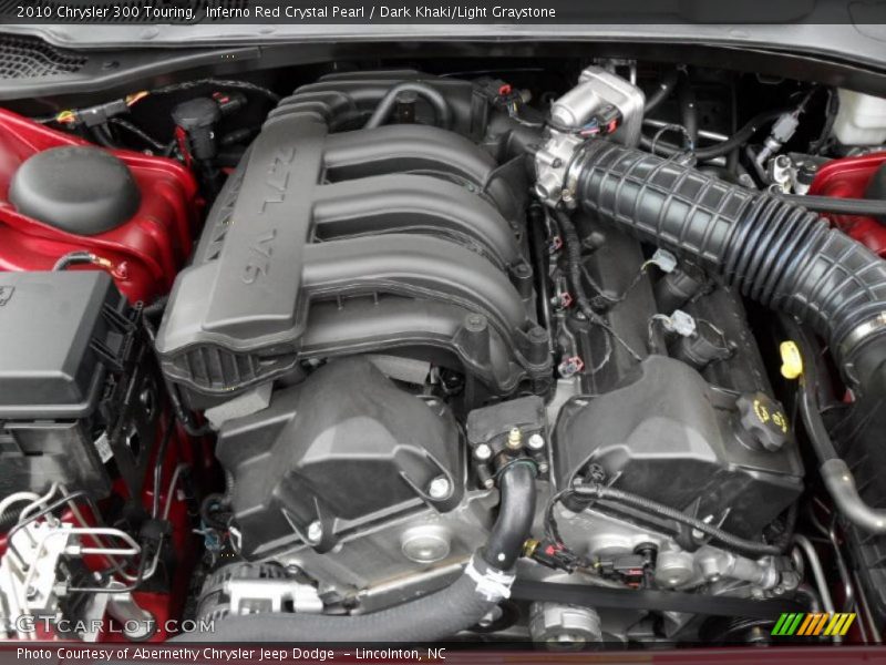 Inferno Red Crystal Pearl / Dark Khaki/Light Graystone 2010 Chrysler 300 Touring