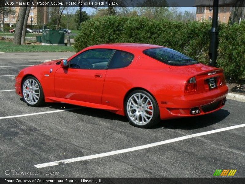 Rosso Mondiale (Red) / Black 2005 Maserati GranSport Coupe