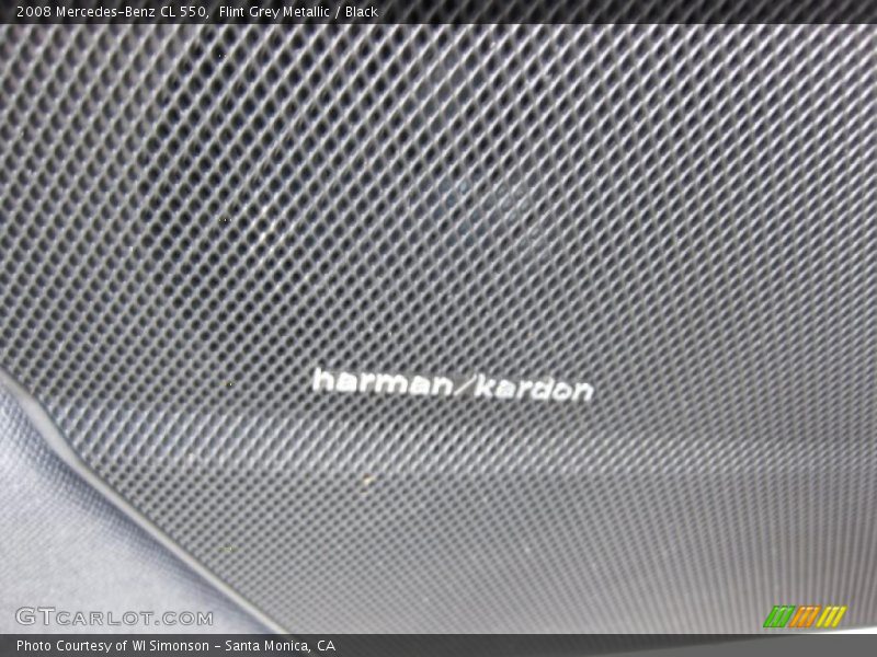 Flint Grey Metallic / Black 2008 Mercedes-Benz CL 550