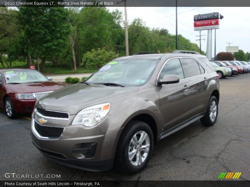 Mocha Steel Metallic / Jet Black 2010 Chevrolet Equinox LT