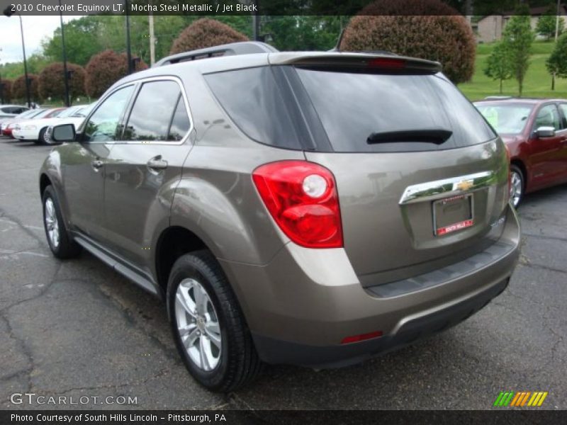 Mocha Steel Metallic / Jet Black 2010 Chevrolet Equinox LT