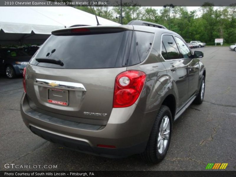 Mocha Steel Metallic / Jet Black 2010 Chevrolet Equinox LT