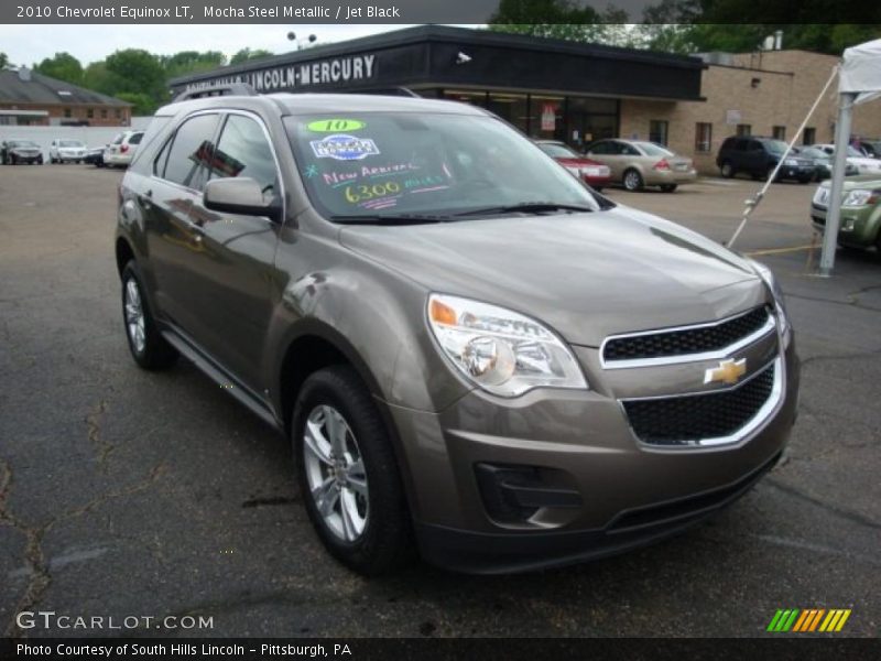 Mocha Steel Metallic / Jet Black 2010 Chevrolet Equinox LT