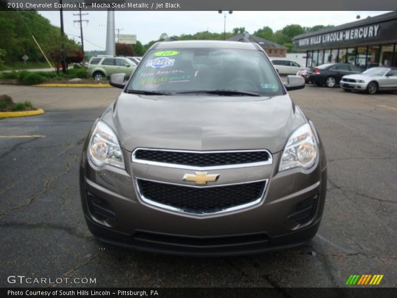 Mocha Steel Metallic / Jet Black 2010 Chevrolet Equinox LT