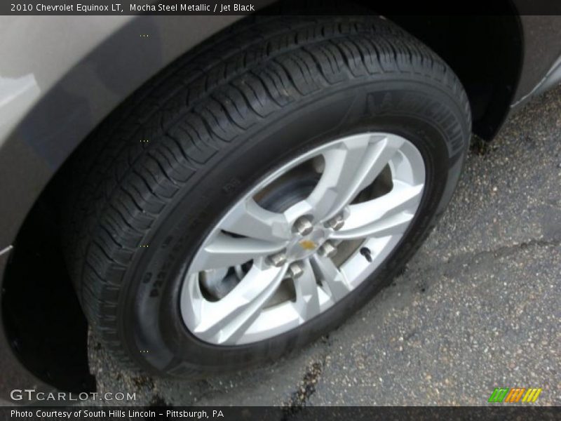 Mocha Steel Metallic / Jet Black 2010 Chevrolet Equinox LT