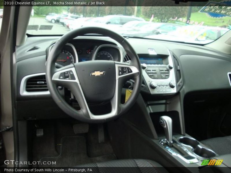 Mocha Steel Metallic / Jet Black 2010 Chevrolet Equinox LT