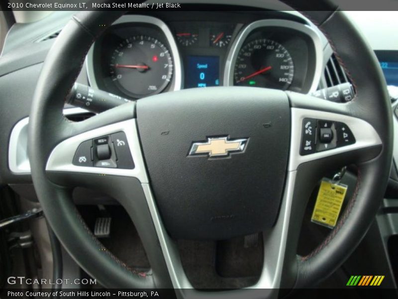 Mocha Steel Metallic / Jet Black 2010 Chevrolet Equinox LT