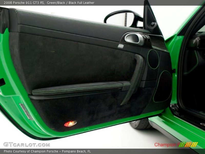 Green/Black / Black Full Leather 2008 Porsche 911 GT3 RS
